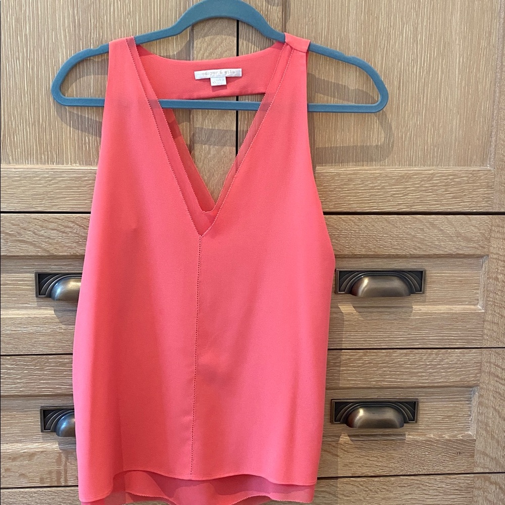 Cooper & Ella Coral Sleeveless Blouse